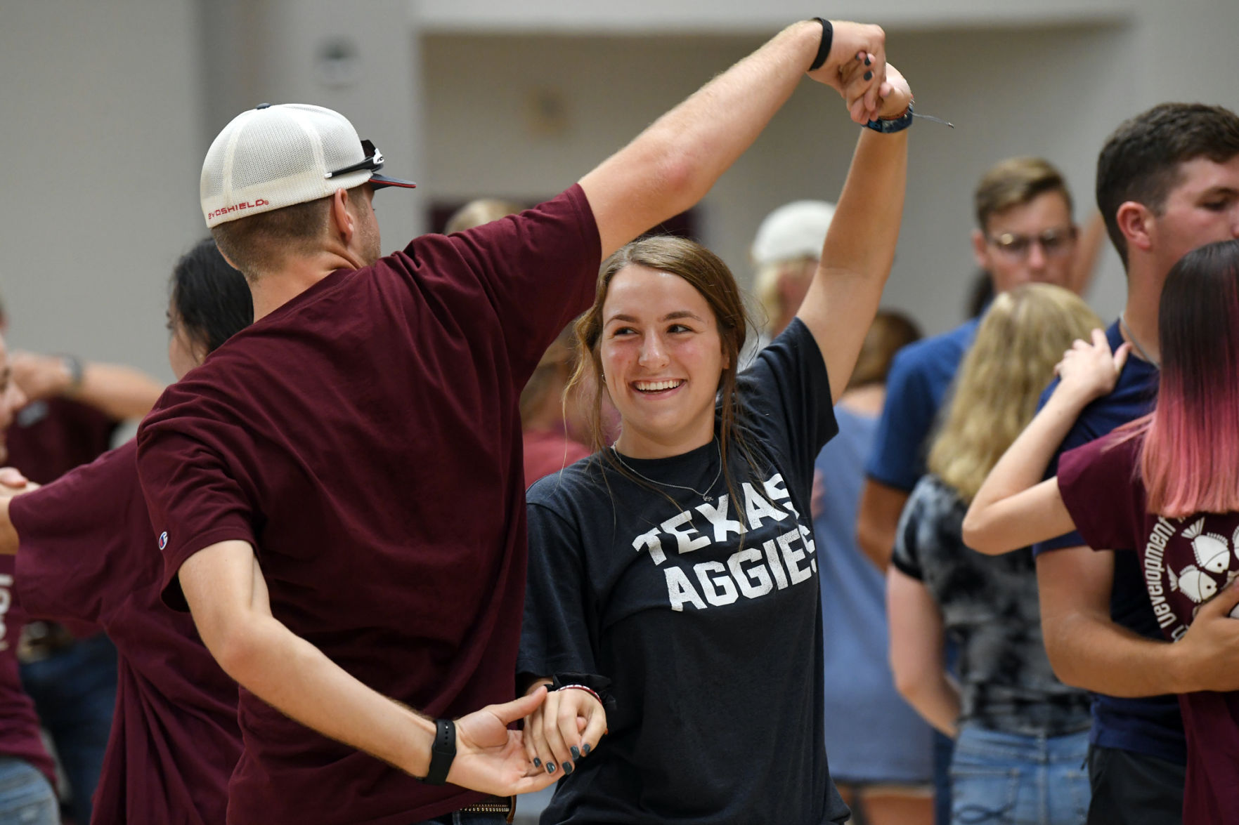 Aggie Wranglers dance lesson
